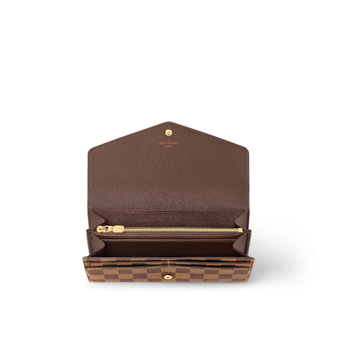 Sarah Wallet Damier Ebene in Women's Wallets and Small Leather Goods All Wallets and Small Leather Goods for Women collections by Louis Vuitton (Product zoom)