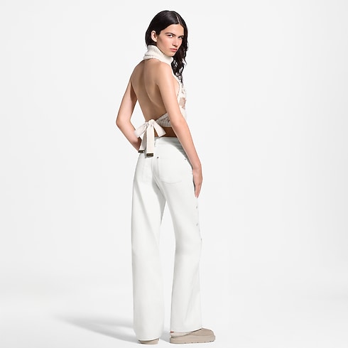 Sequin Alpine Knit Crop Top in Women's Ready-to-Wear Tops and Shirts collections by Louis Vuitton (Product zoom)