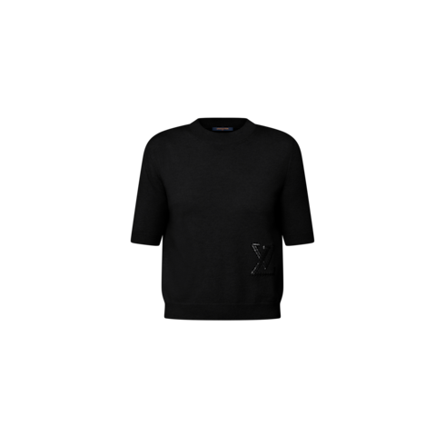 Sequin Signature Knit Top in Women's Ready-to-Wear Tops collections by Louis Vuitton (Product zoom)