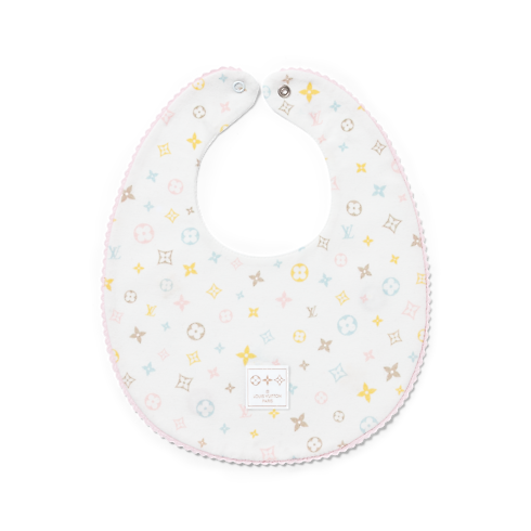 Set of 2 Embroidered Meli-Melo Bibs . in New's For Baby Baby Collection collections by Louis Vuitton (Product zoom)