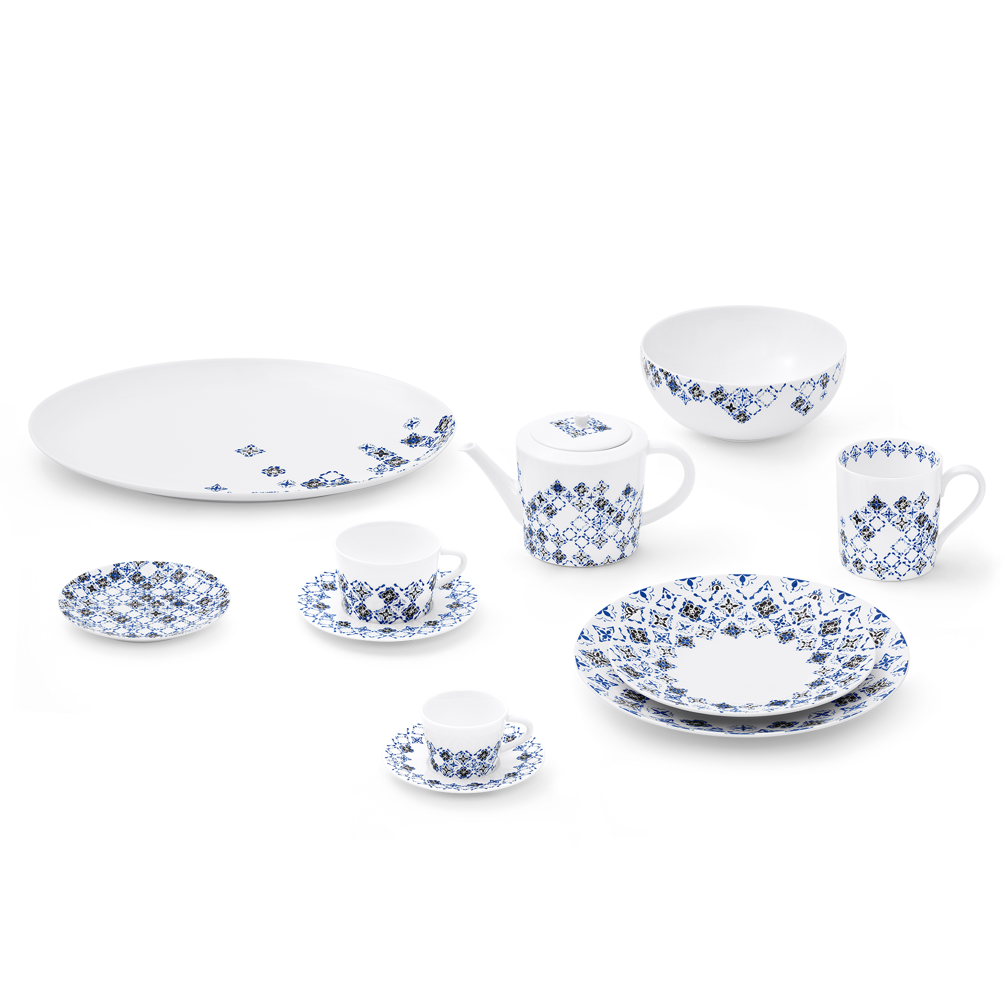 Set Of 2 Side Plates LV By The Pool  in Trunks, Travel and Home