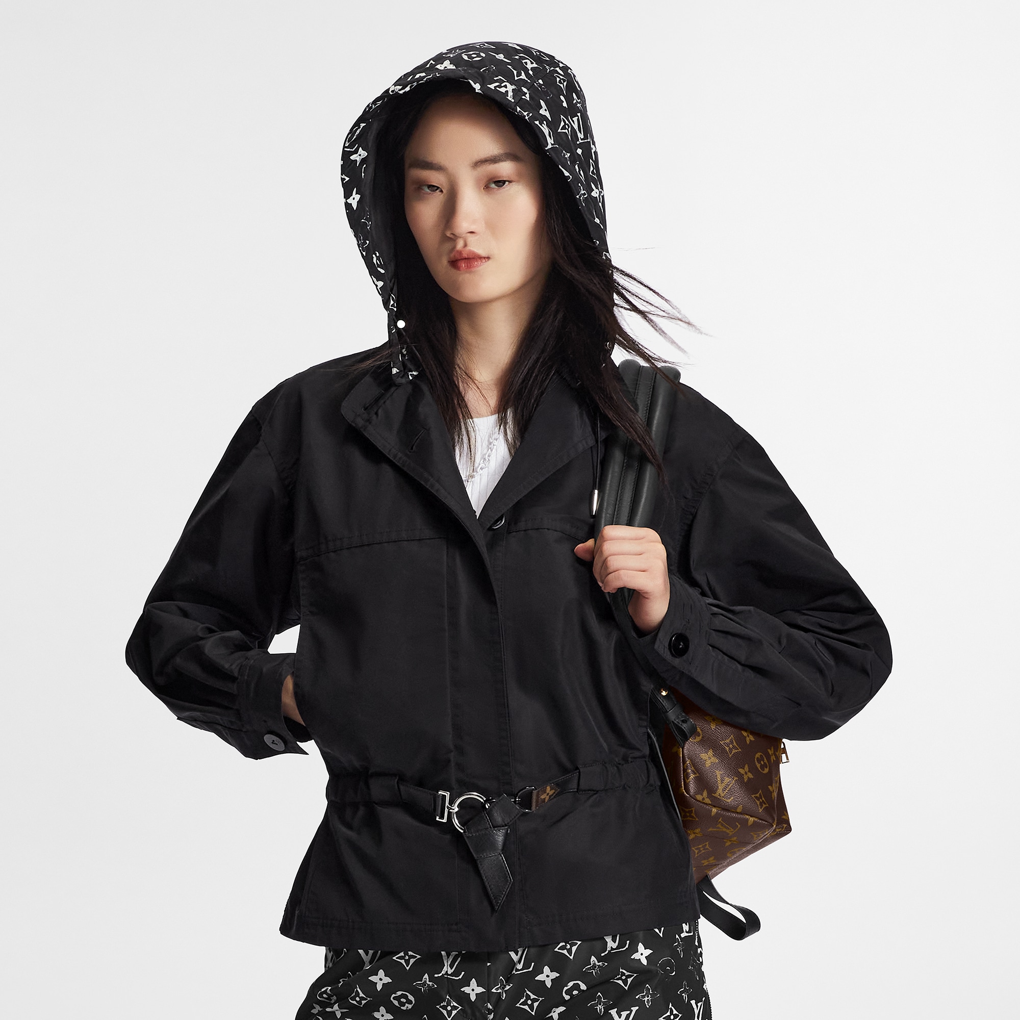 Short Hooded Parka  in Women