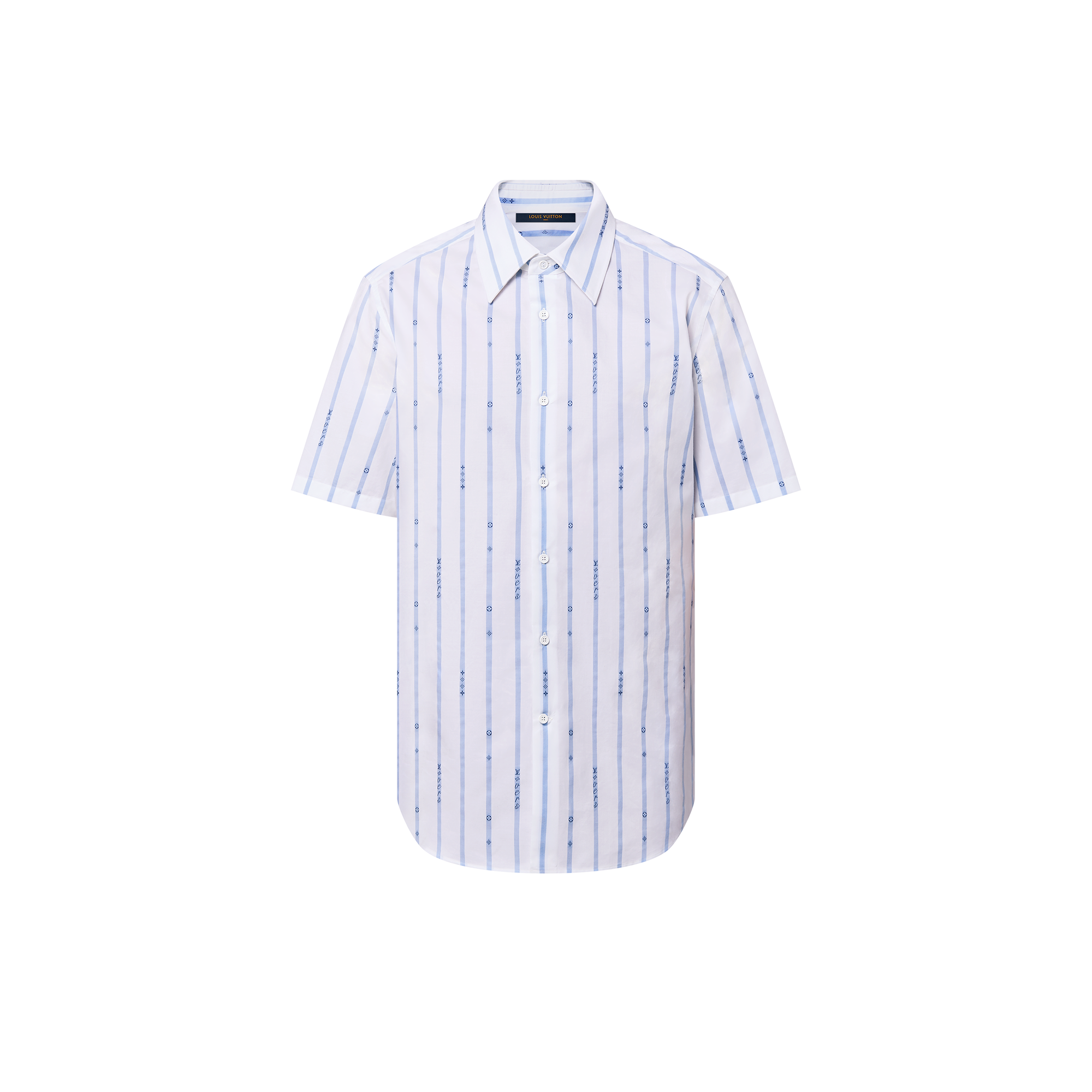 Short-Sleeved Cotton Shirt  in Men