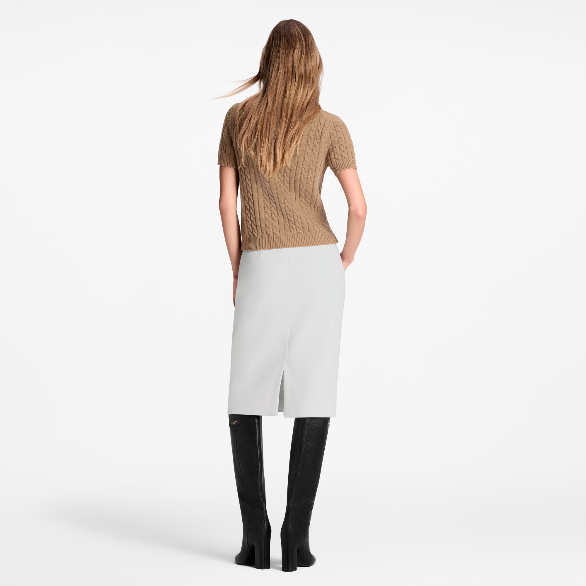 Signature Cable Knit Top  in Women