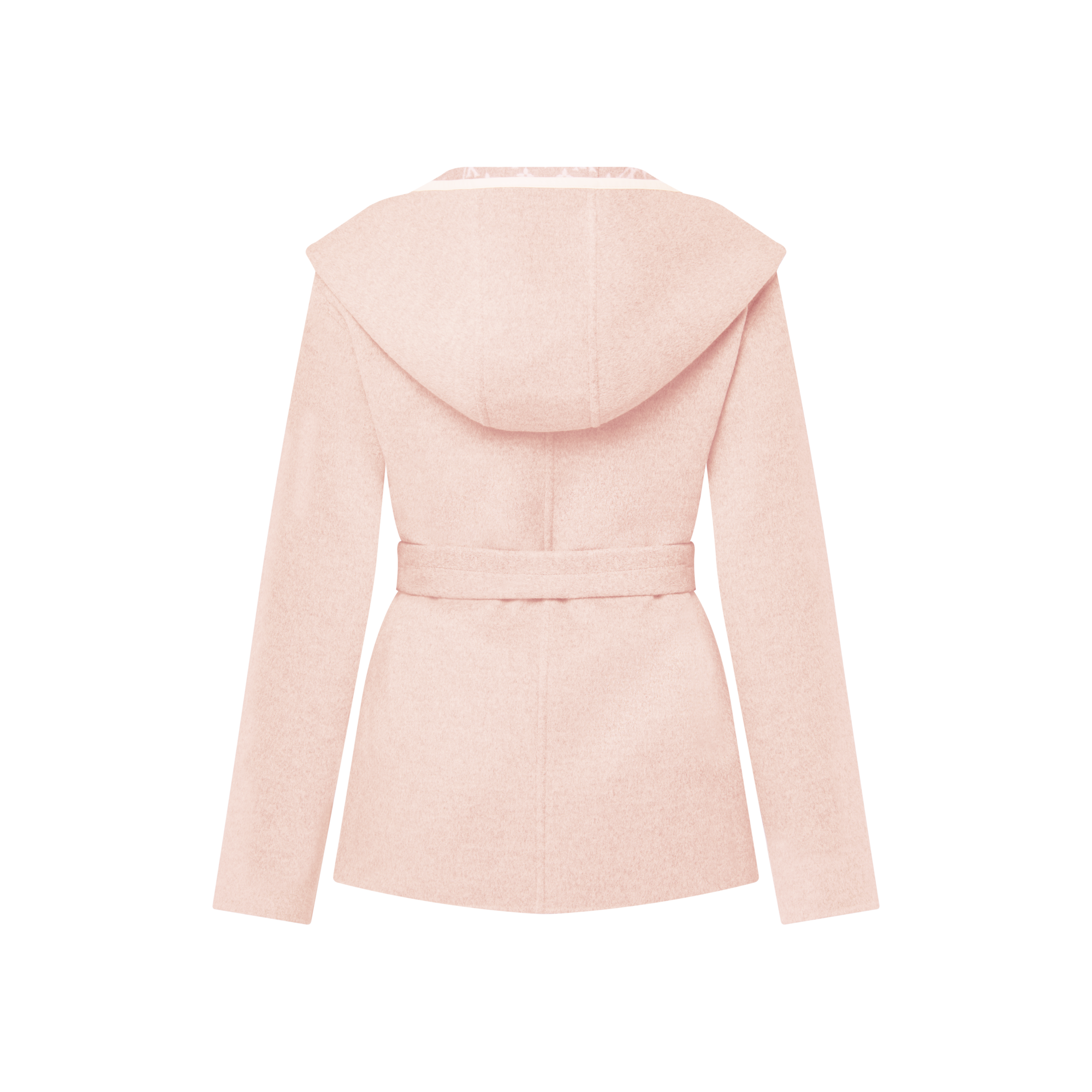 Signature Short Hooded Wrap Coat  in Women