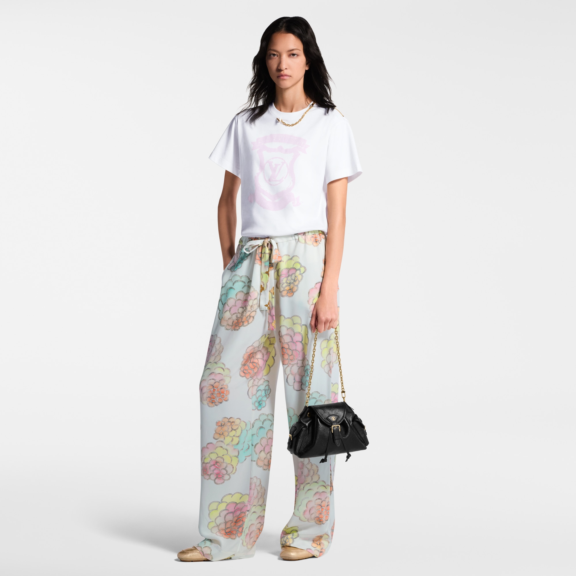 Signature Zipper Detail T-Shirt   in Women