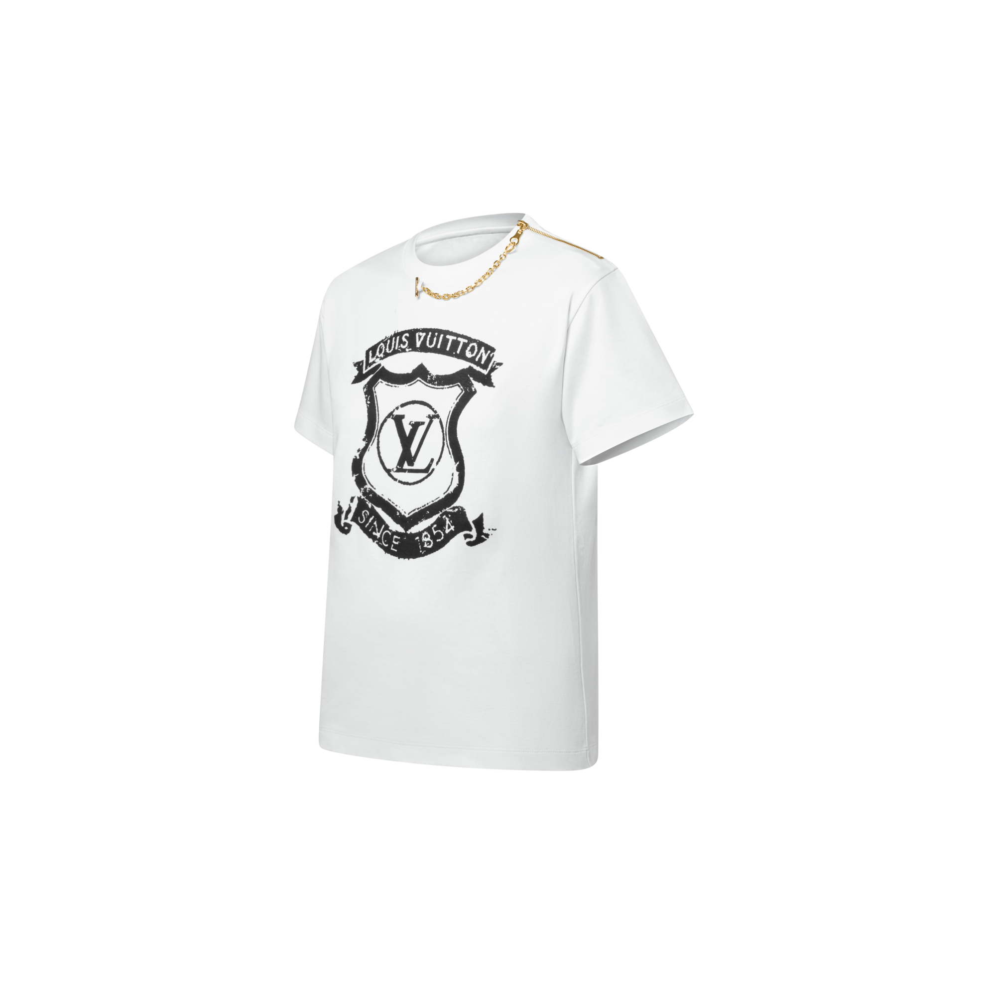 Signature Zipper Detail T-Shirt  in Women