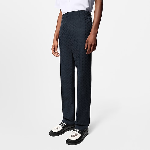 Silk And Cotton Blend Classic Pants in Men's Ready-to-Wear Pants collections by Louis Vuitton (Product zoom)