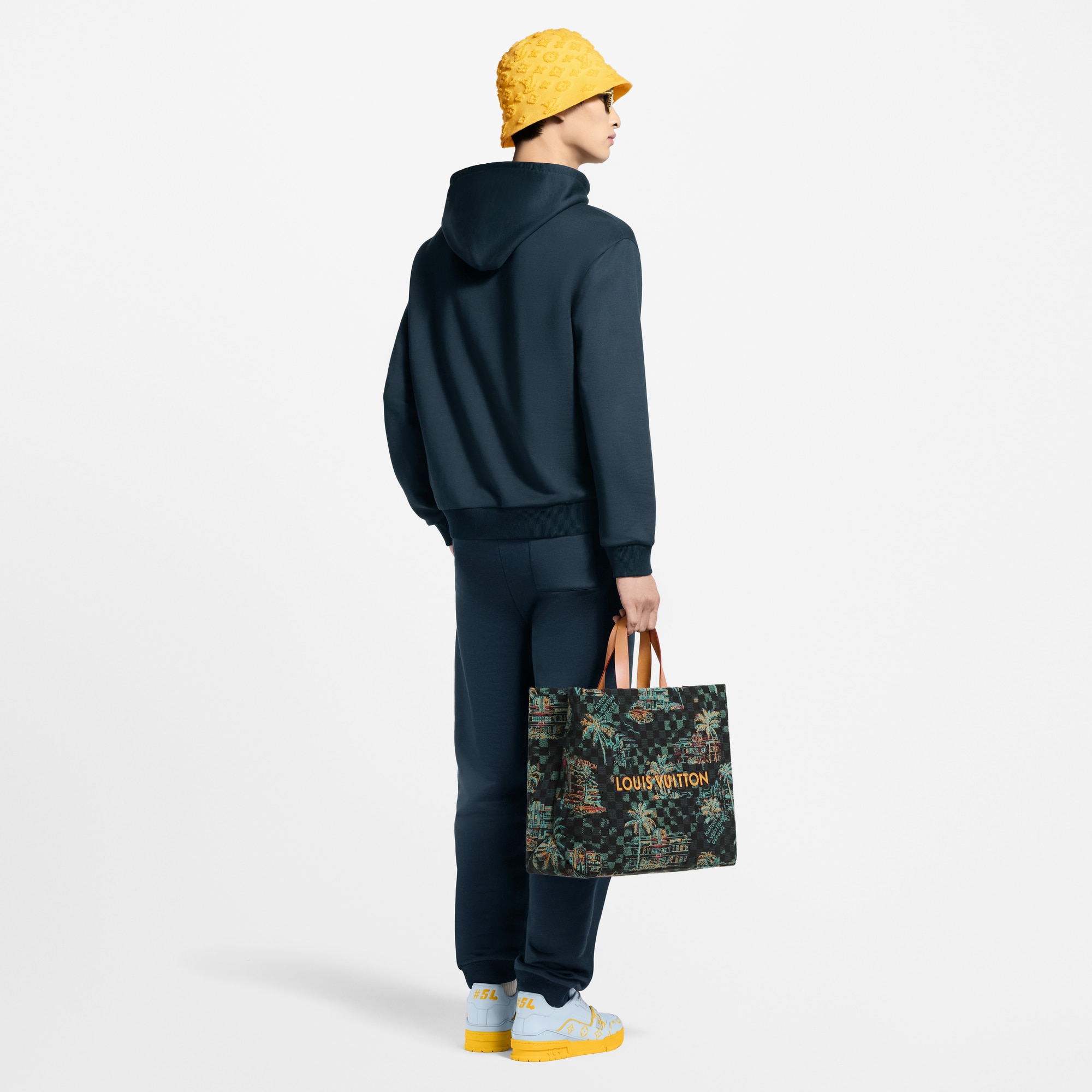 Silk Blend Signature Hoodie  in Men