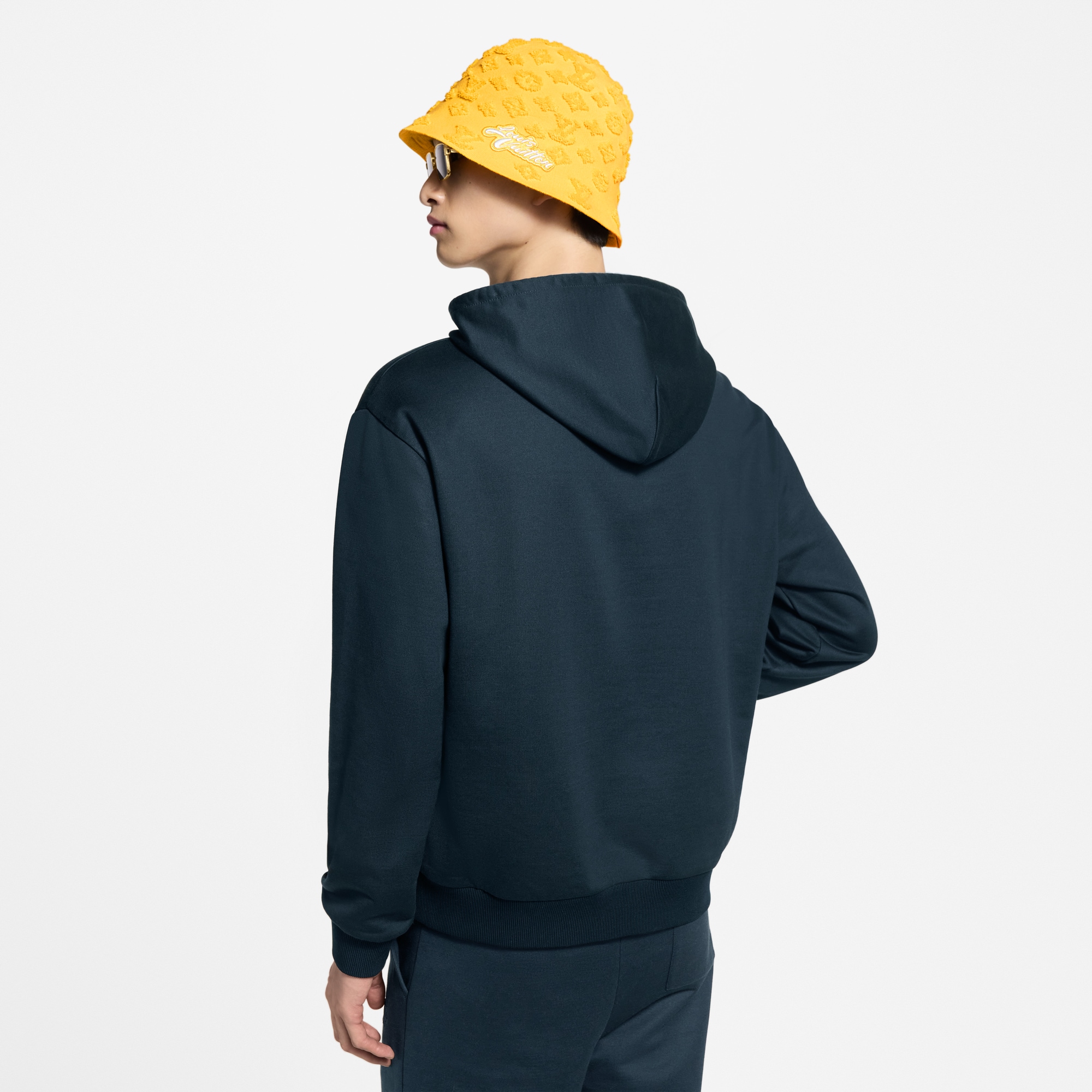 Silk Blend Signature Hoodie  in Men