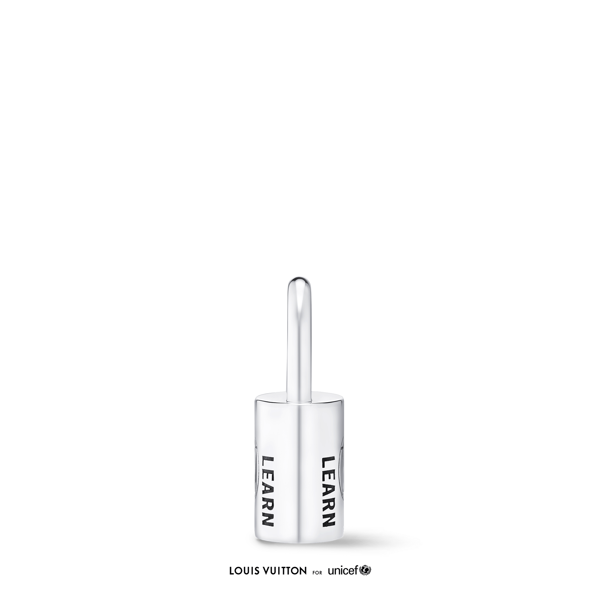 Silver Lockit Earring, Sterling Silver Black Laquered   in Jewellery