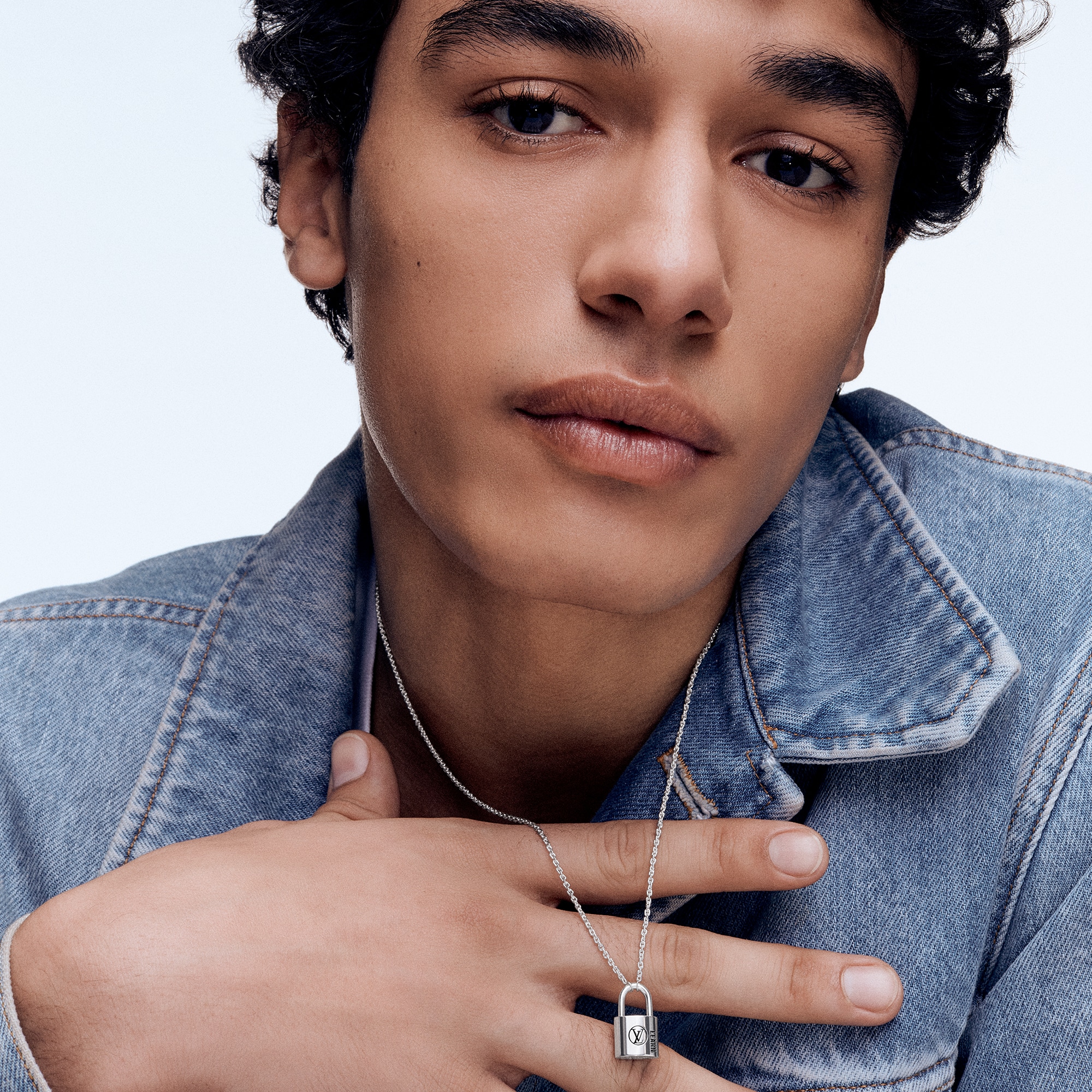 Silver Lockit Pendant, Sterling Silver Black Laquered  in Jewellery