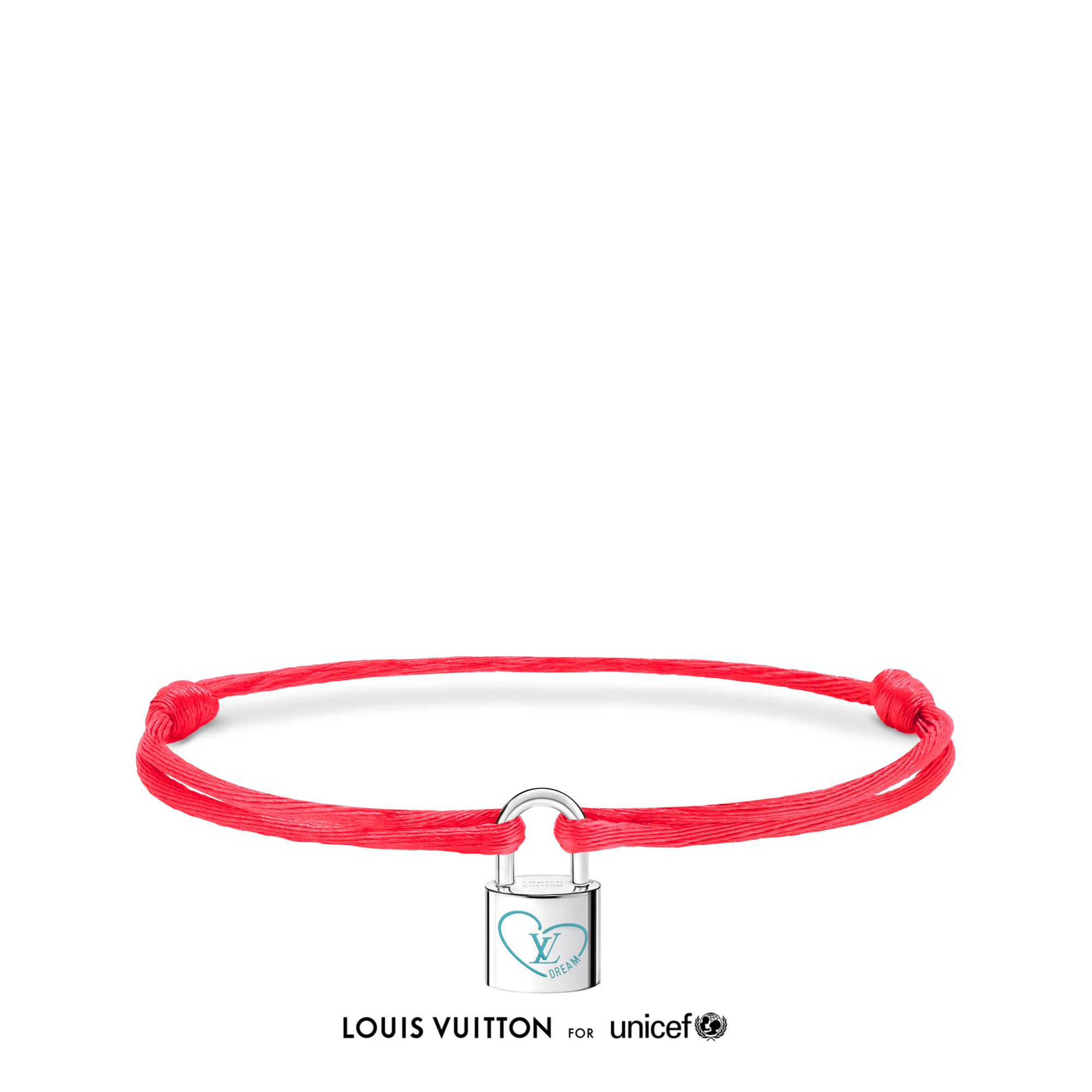 Silver Lockit x Felix Bracelet, Silver, Blue Lacquer and Pink Cord  in Jewellery