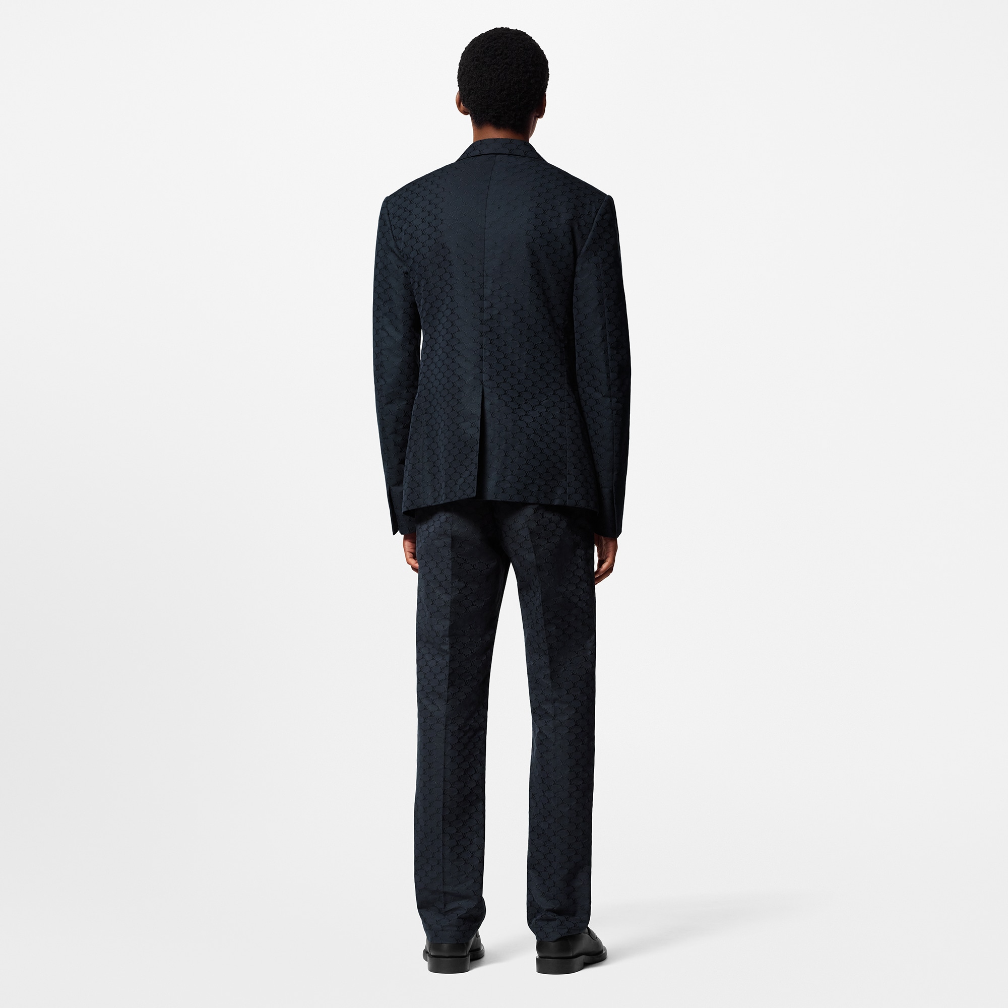 Single-Breasted Silk And Cotton Pont Neuf Jacket  in Men