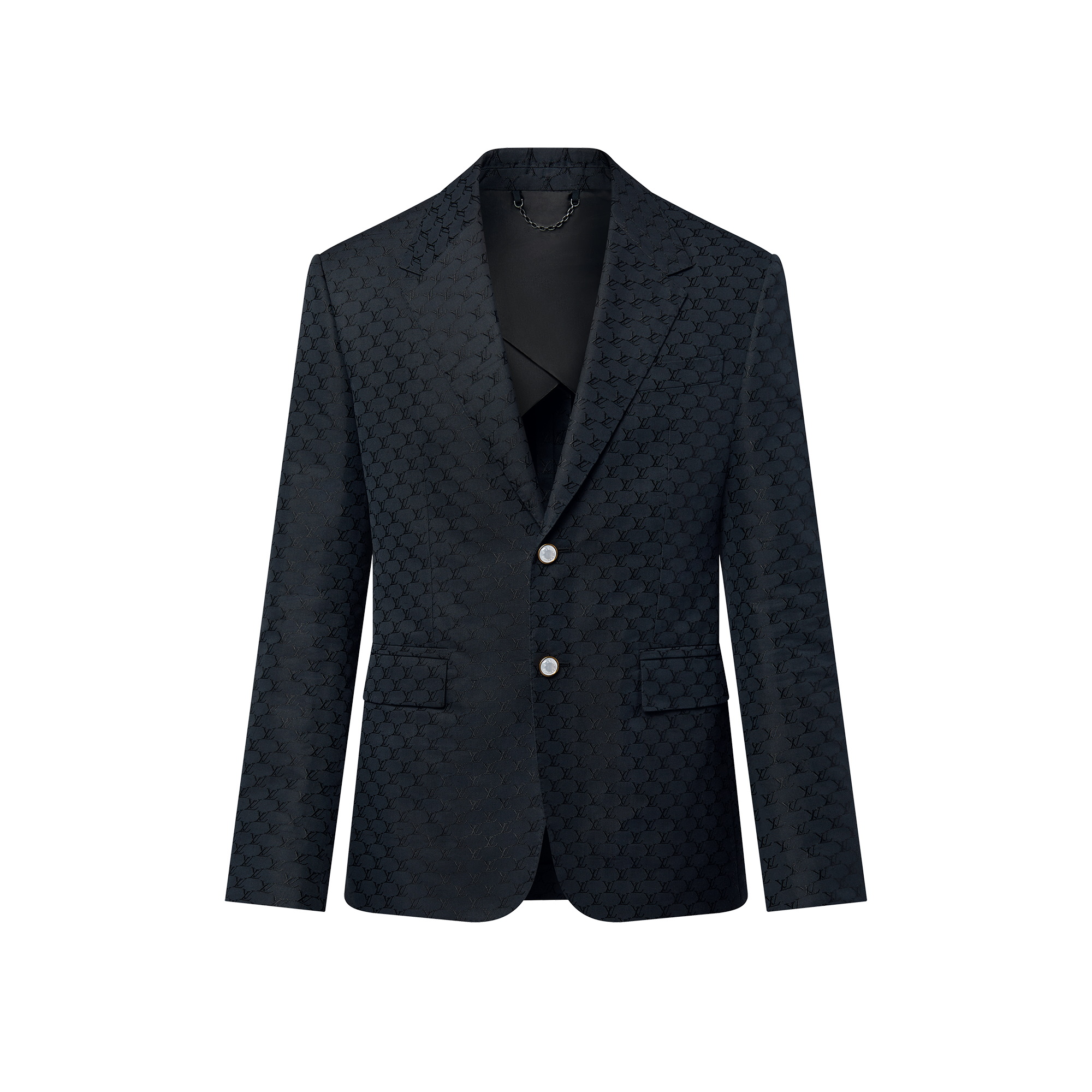 Single-Breasted Silk And Cotton Pont Neuf Jacket  in Men