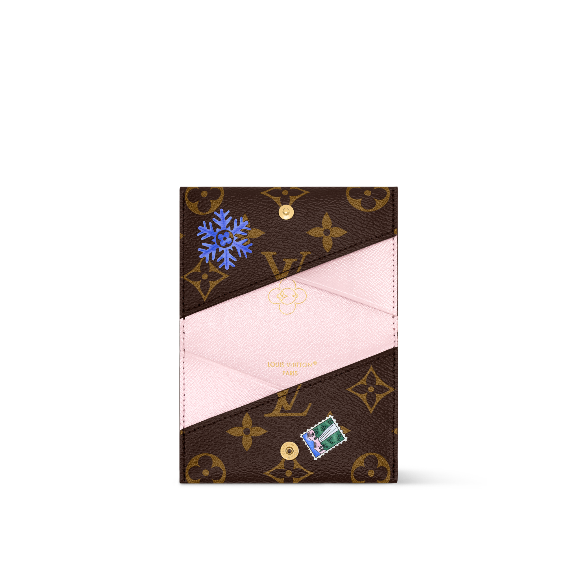 Slim Card Holder Monogram in Women