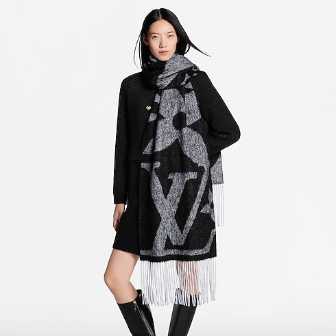 Snowy Kaleidoscope Scarf . in Women's Accessories Women's Scarves collections by Louis Vuitton (Product zoom)