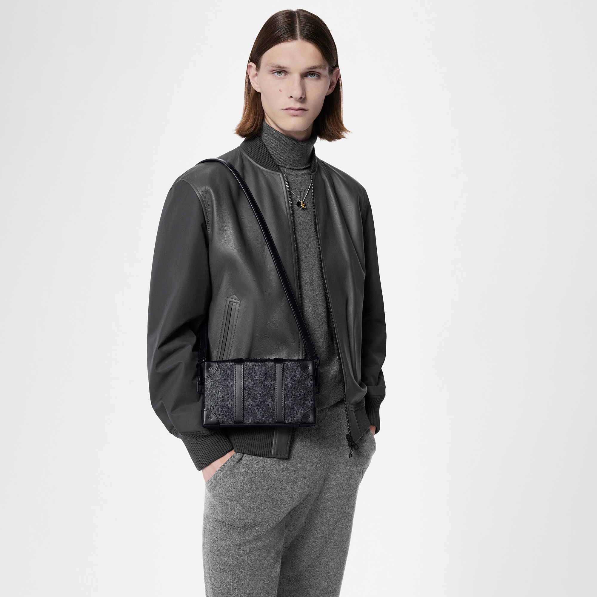 Soft Trunk Wallet Monogram Eclipse in New