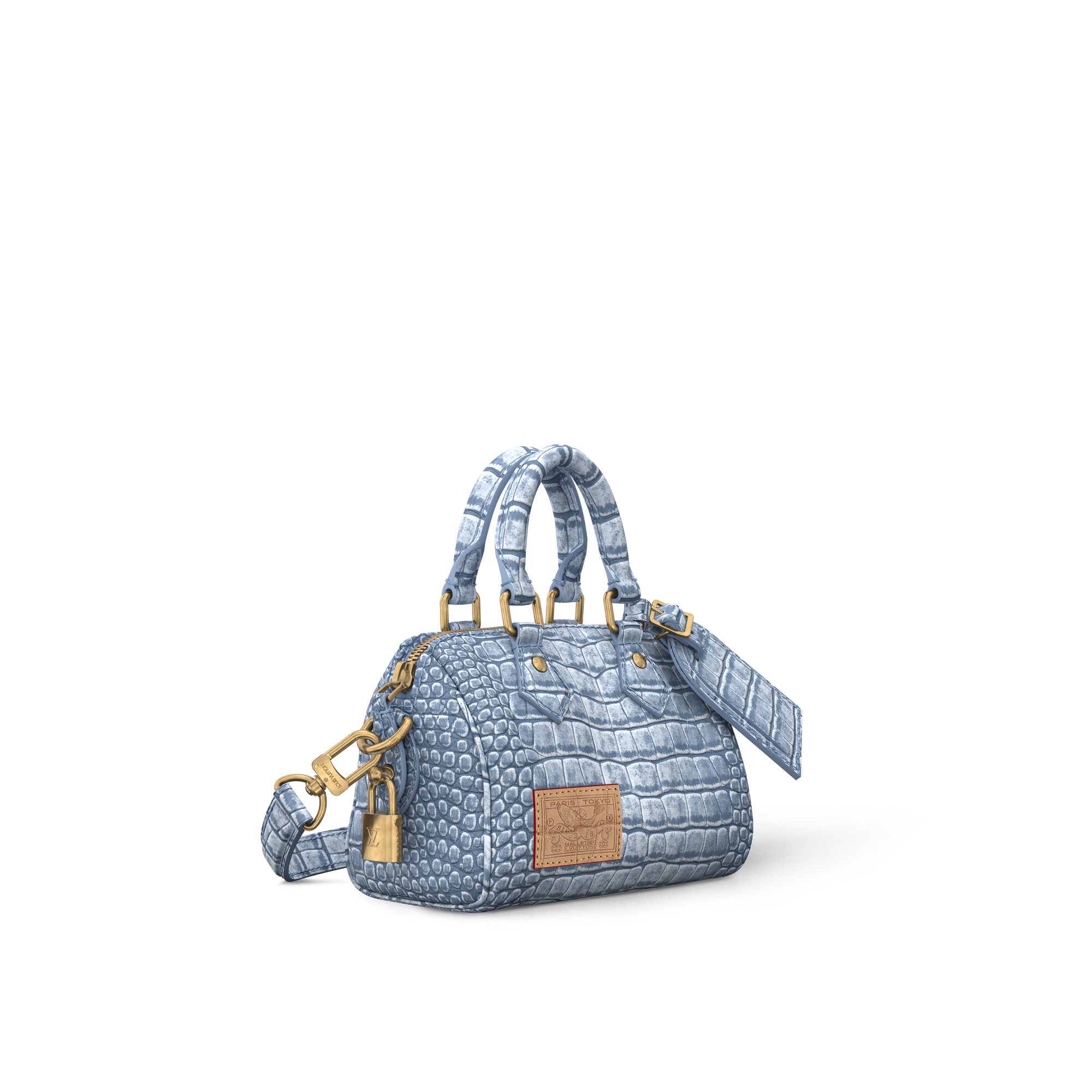 Speedy 18 Bandoulière Crocodilien Mat in Les Extraordinaires