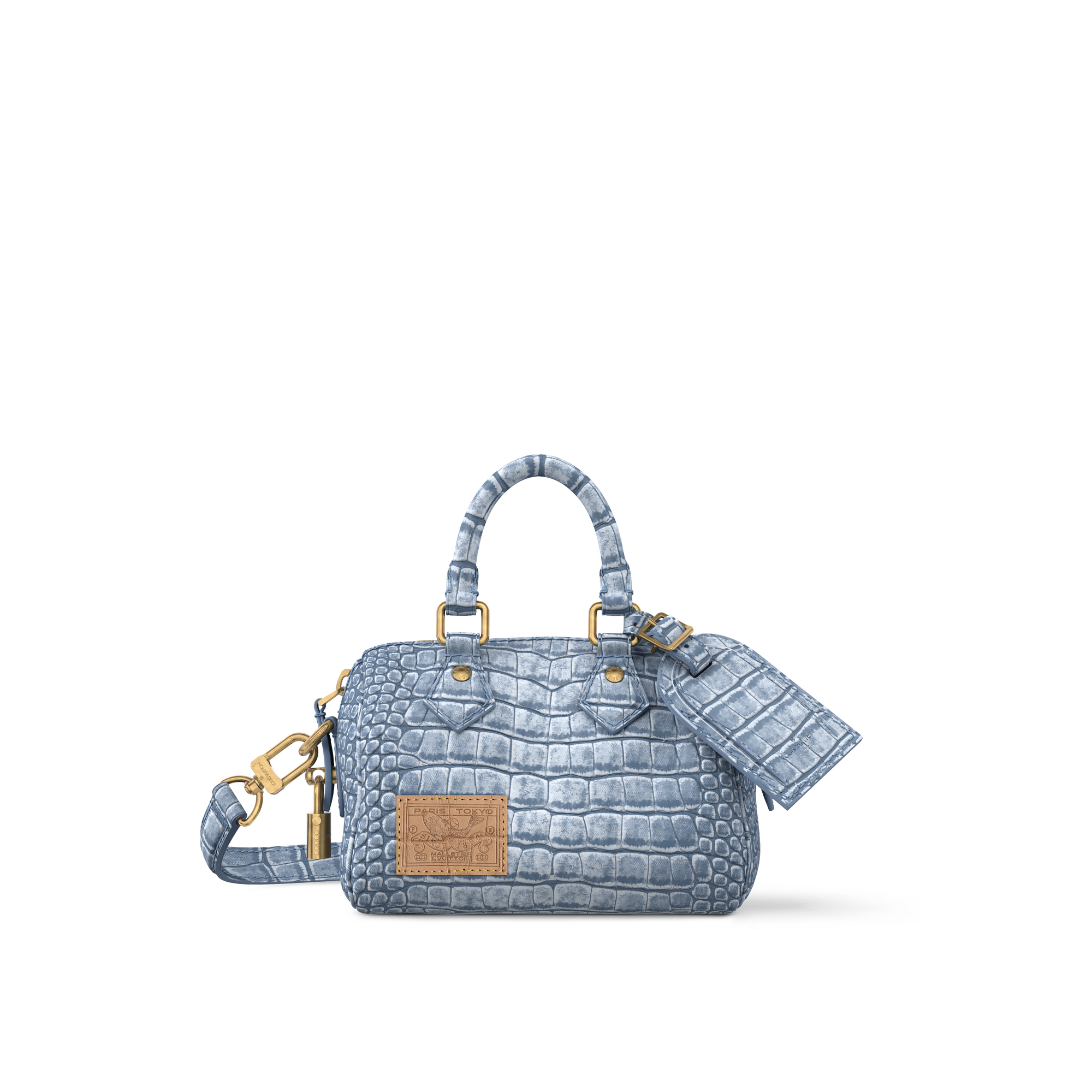 Speedy 18 Bandoulière Crocodilien Mat in Les Extraordinaires