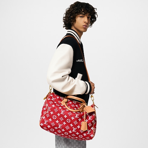 Speedy P9 Bandoulière 40 H40 in Les Extraordinaires's Leather Goods and Travel Speedy P9 collections by Louis Vuitton (Product zoom)