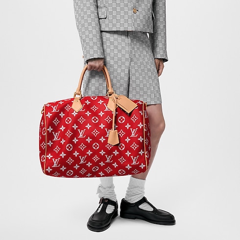 Speedy P9 Bandoulière 50 H40 in Les Extraordinaires's Leather Goods and Travel Speedy P9 collections by Louis Vuitton (Product zoom)