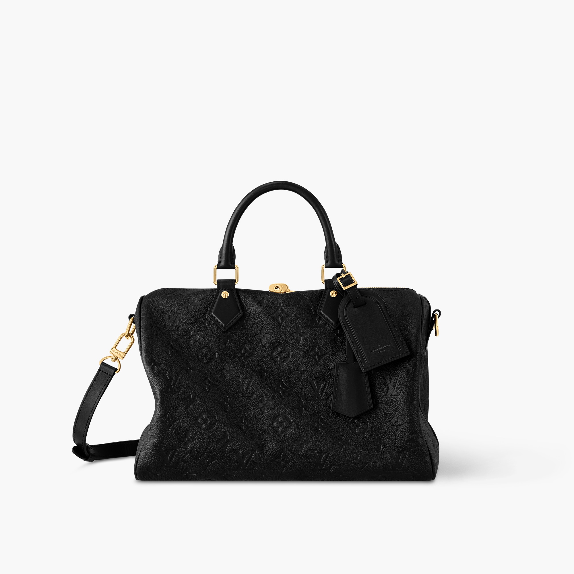 Louis Vuitton Speedy Leather Speedy Soft 30 Monogram Empreinte