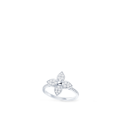 Star Blossom Ring, White Gold And Diamonds in Jewellery's Categories All Fine Jewellery collections by Louis Vuitton (Product zoom)