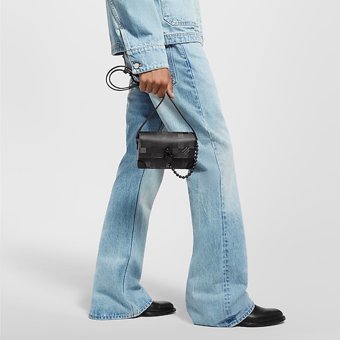 Steamer Wearable Wallet cropped worn view