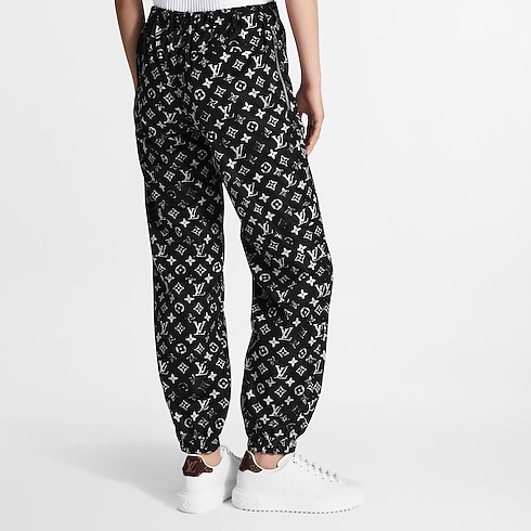 Stencil-effect Monogram Jogging Pants in Women's Ready-to-Wear Pants collections by Louis Vuitton (Product zoom)