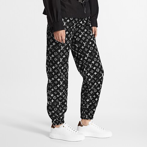 Stencil-effect Monogram Jogging Pants in Women's Ready-to-Wear Pants collections by Louis Vuitton (Product zoom)