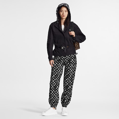 Stencil-effect Monogram Jogging Pants in Women's Ready-to-Wear Pants collections by Louis Vuitton (Product zoom)