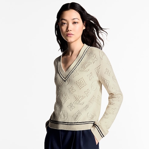 Stripe Accent Pullover in Women's Ready-to-Wear Knitwear collections by Louis Vuitton (Product zoom)