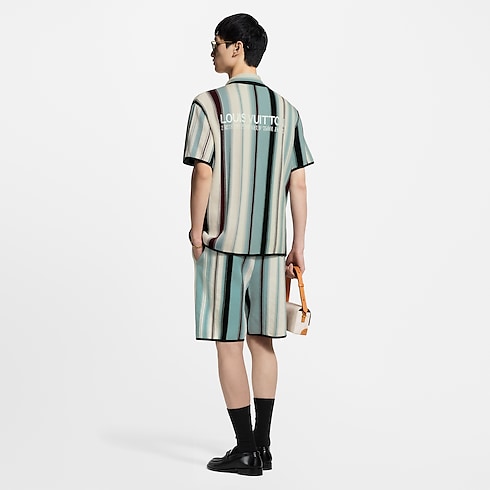Striped Crochet Shorts in Men's Ready-to-Wear All Ready-to-Wear collections by Louis Vuitton (Product zoom)