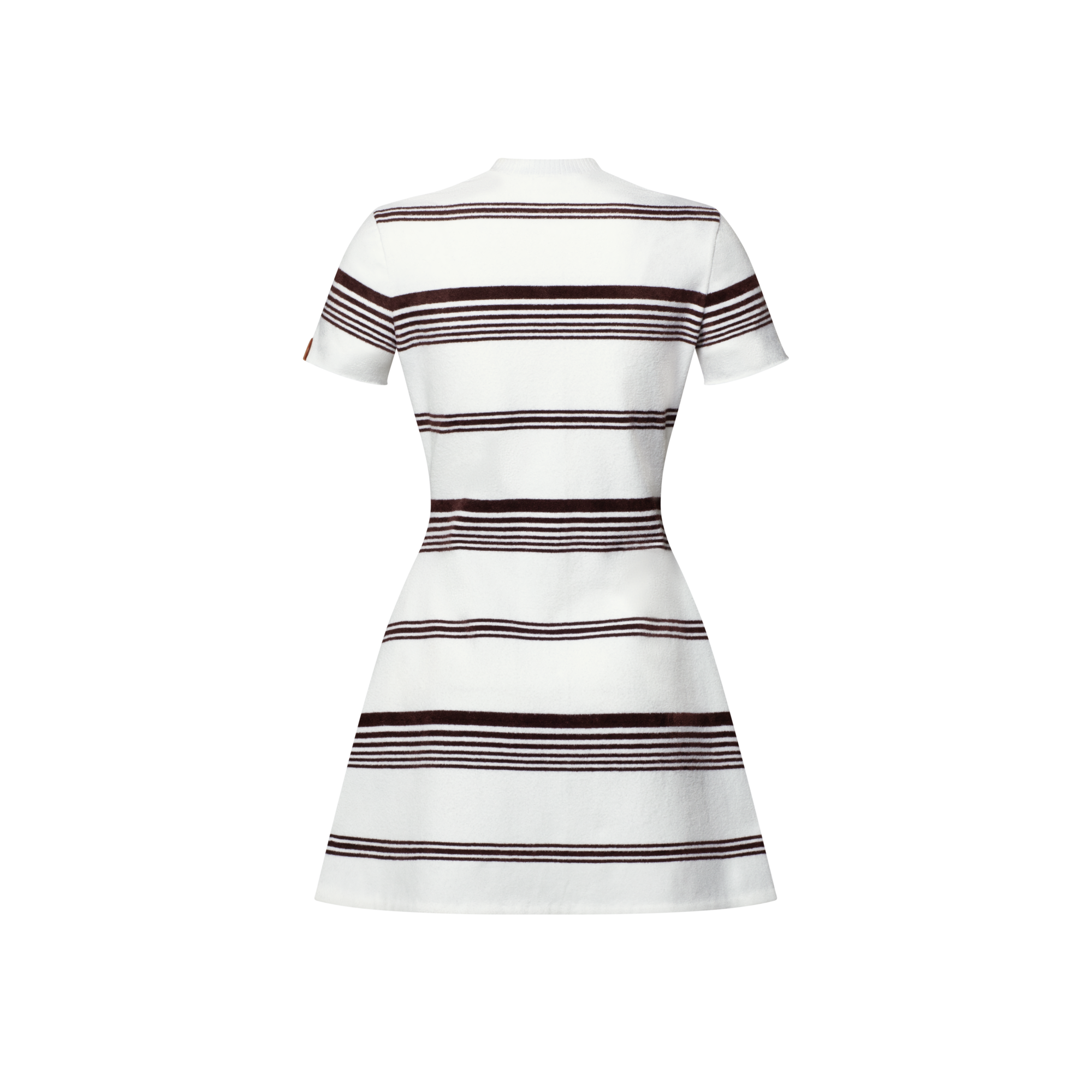 Striped Knit Skater Dress  in Women