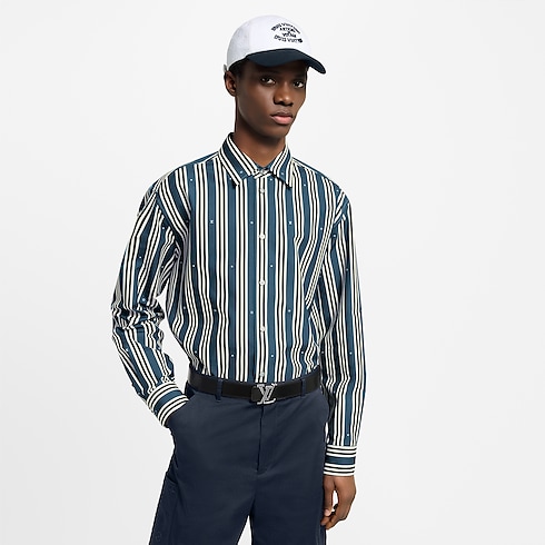 Striped Oversized Shirt in Men's Ready-to-Wear Shirts collections by Louis Vuitton (Product zoom)