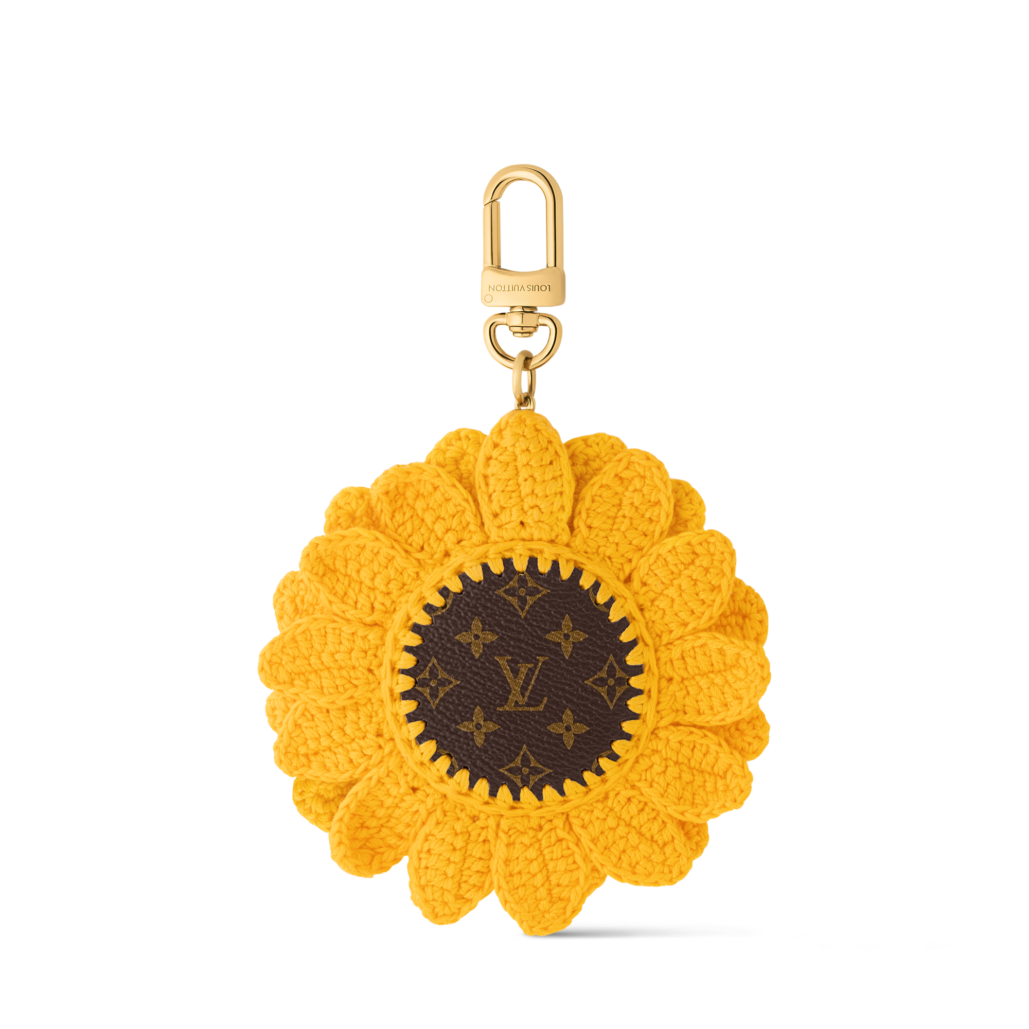 Sunflower Crochet Bag Charm . in Women