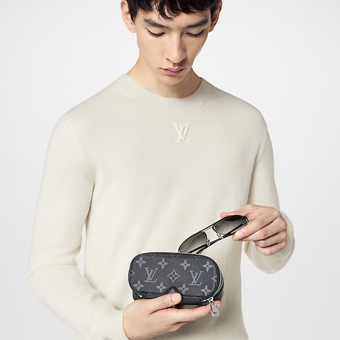 Sunglasses Pouch GM Monogram Eclipse in Trunks, Travel and Home's Sport and Games } collections by Louis Vuitton (Product zoom)