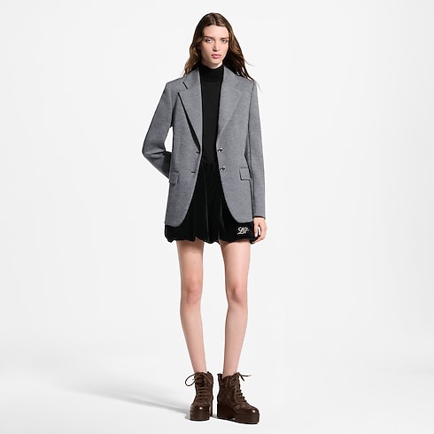 Tailored Flannel Jacket in Women's Ready-to-Wear Coats and Jackets collections by Louis Vuitton (Product zoom)