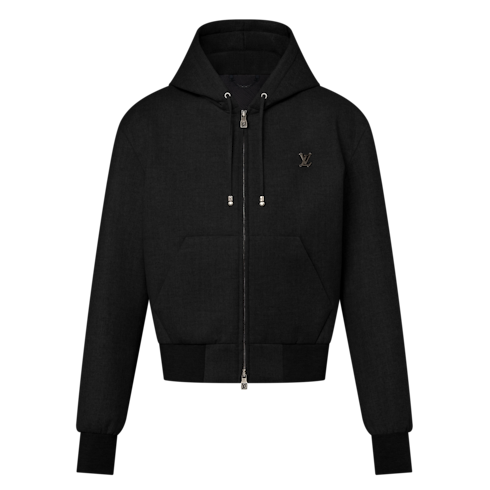 Tailored Technical Wool Hooded Blouson in Men's Ready-to-Wear Outerwear and Coats collections by Louis Vuitton (Product zoom)