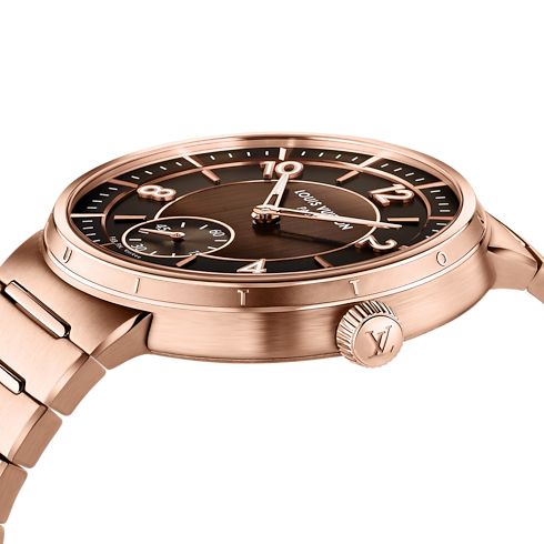 Tambour, Automatic, 40mm, Rose Gold in Watches's All Watches } collections by Louis Vuitton (Product zoom)