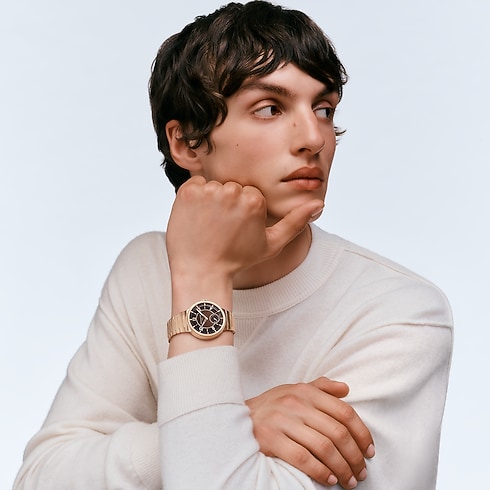 Tambour, Automatic, 40mm, Rose Gold in Watches's All Watches } collections by Louis Vuitton (Product zoom)