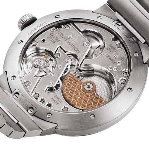 Tambour, Automatic, 40mm, Steel in Watches's All Watches } collections by Louis Vuitton (Product zoom)