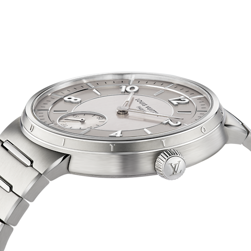 Tambour, Automatic, 40mm, Steel in Watches's All Watches } collections by Louis Vuitton (Product zoom)