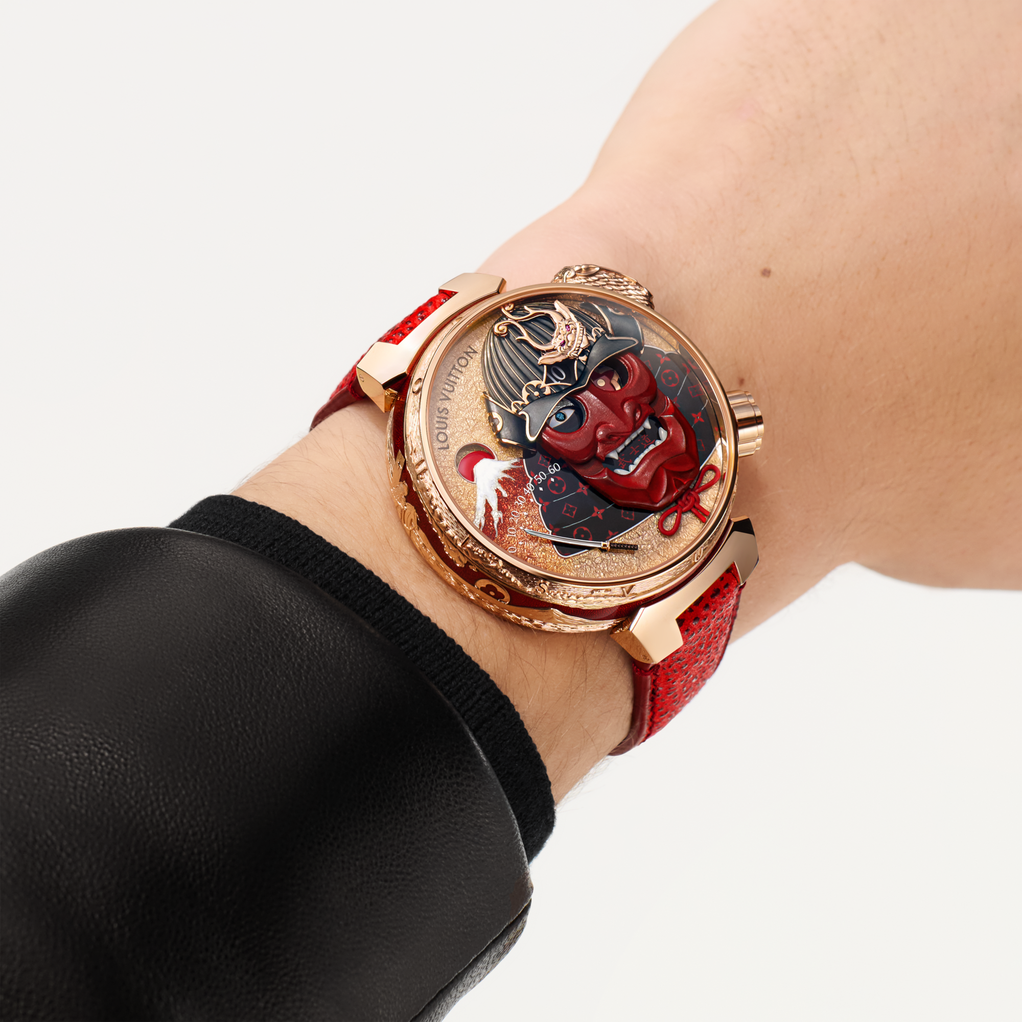 Tambour Bushido Automata, Manual, 46.8 mm, Rose Gold   in Watches