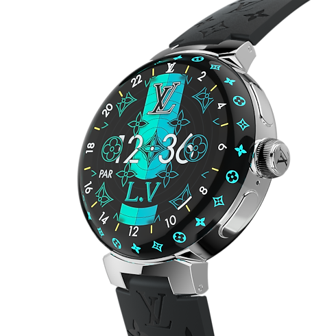 Tambour Horizon Light Up Connected Watch in Trunks, Travel and Home's High-Tech Objects and Accessories Audio, Connected Watches and Accessories collections by Louis Vuitton (Product zoom)