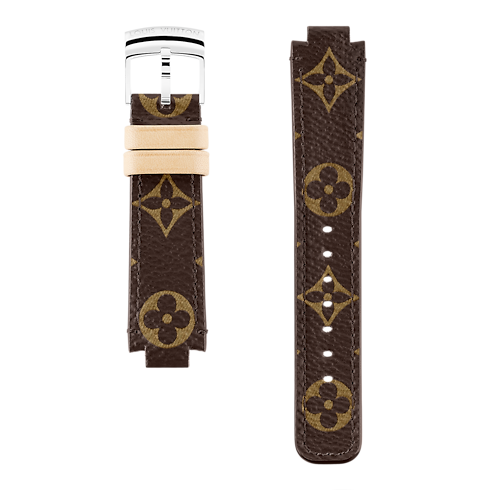 Tambour Monogram Canvas Strap in Watches's Connected Watches Connected Watches Straps & Accessories collections by Louis Vuitton (Product zoom)