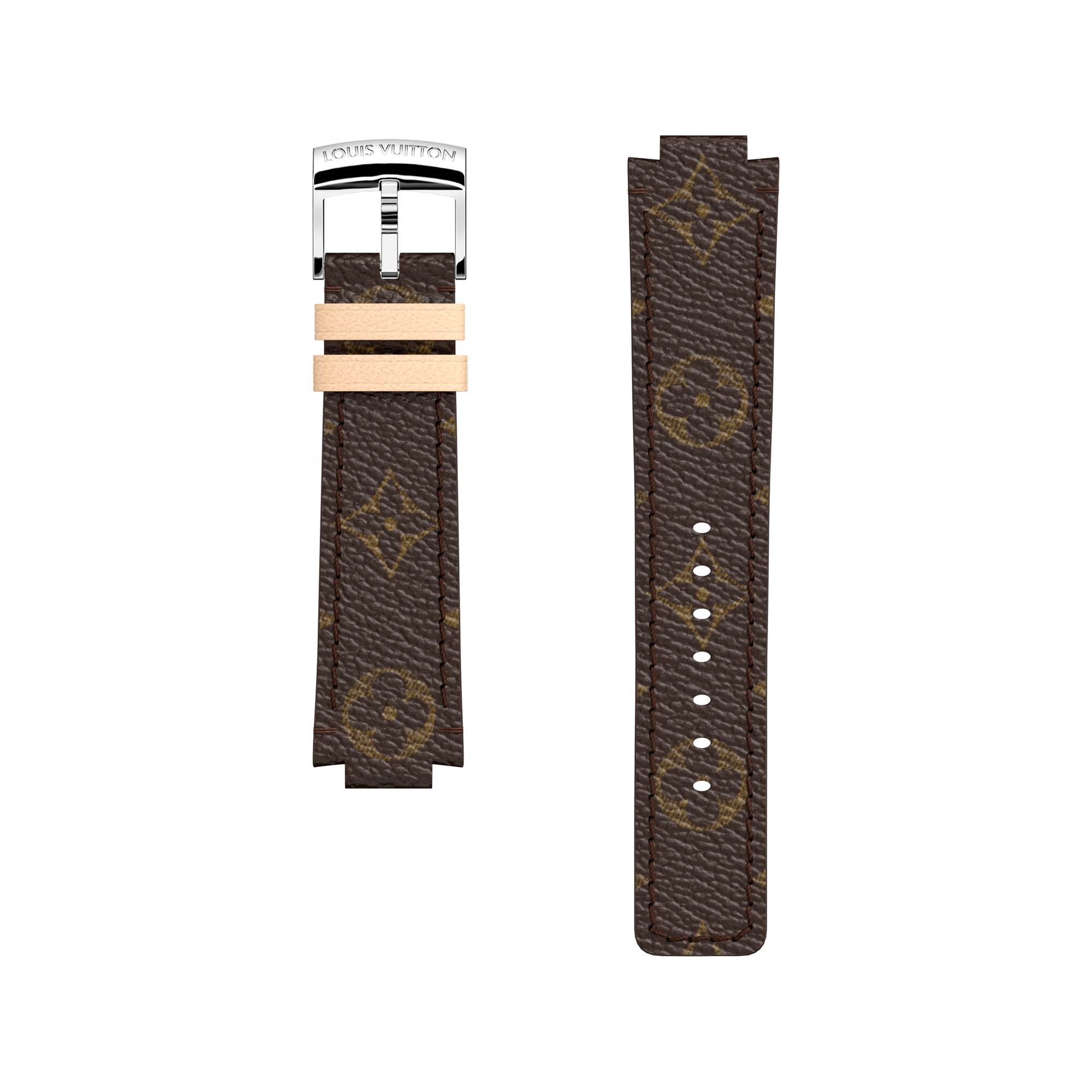 Tambour Monogram Canvas Strap Connected Watches LOUIS VUITTON