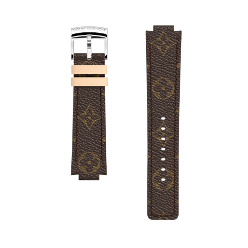 Tambour Monogram Canvas Strap in Watches's Connected Watches Connected Watches Straps & Accessories collections by Louis Vuitton (Product zoom)