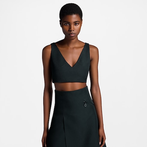 Technical Gabardine Crop Top in Women's Ready-to-Wear Tops collections by Louis Vuitton (Product zoom)